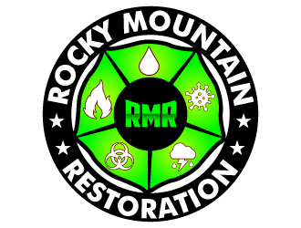 Rocky Mountain Restoration logo design by uttam