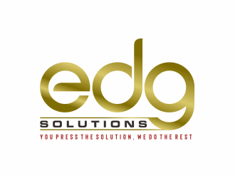 Edg Solutions logo design by mutafailan