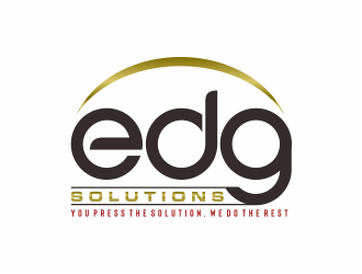 Edg Solutions logo design by mutafailan