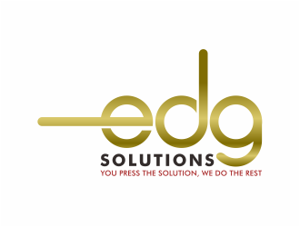 Edg Solutions logo design by mutafailan