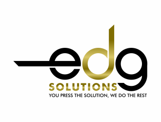 Edg Solutions logo design by mutafailan