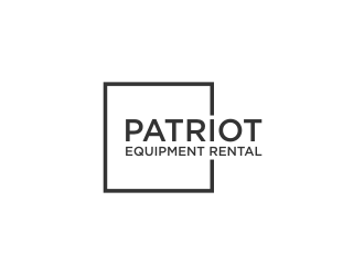 Patriot Equipment Rental logo design by bombers