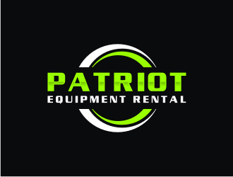 Patriot Equipment Rental logo design by Artomoro