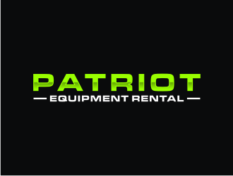 Patriot Equipment Rental logo design by Artomoro