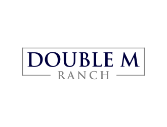 Double M Ranch logo design by haidar