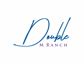 Double M Ranch logo design by christabel