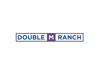 Double M Ranch logo design by hopee