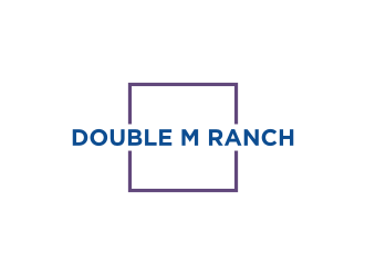 Double M Ranch logo design by hopee