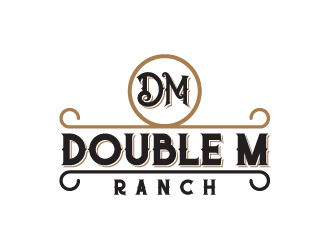 Double M Ranch logo design by aryamaity