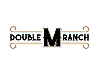 Double M Ranch logo design by aryamaity