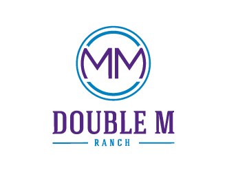 Double M Ranch logo design by cybil