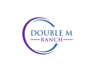 Double M Ranch logo design by vostre