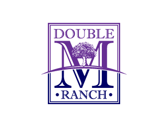 Double M Ranch logo design by yans