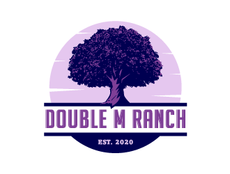 Double M Ranch logo design by yans