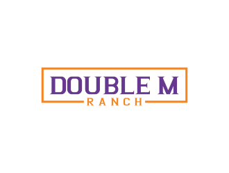 Double M Ranch logo design by RIANW