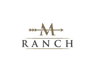 Double M Ranch logo design by wongndeso