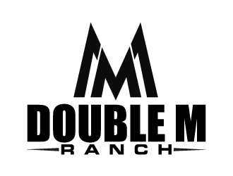 Double M Ranch logo design by AamirKhan