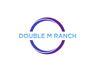 Double M Ranch logo design by narnia