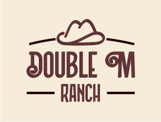 Double M Ranch logo design by Garmos