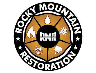 Rocky Mountain Restoration logo design by uttam