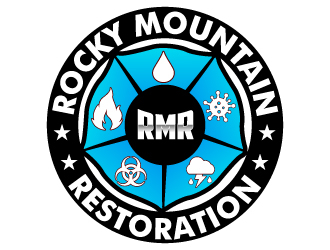 Rocky Mountain Restoration logo design by uttam