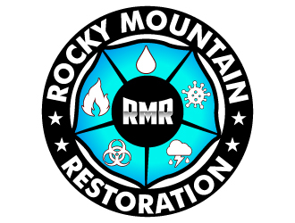 Rocky Mountain Restoration logo design by uttam