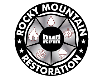 Rocky Mountain Restoration logo design by uttam