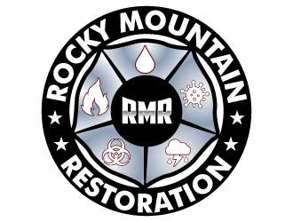 Rocky Mountain Restoration logo design by uttam