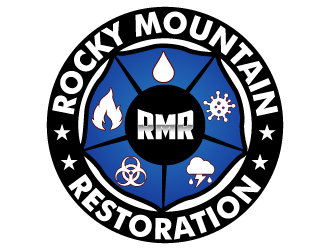 Rocky Mountain Restoration logo design by uttam