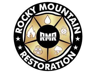 Rocky Mountain Restoration logo design by uttam