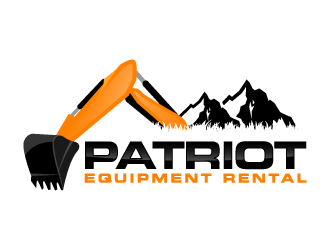 Patriot Equipment Rental logo design by Kirito