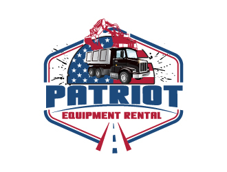 Patriot Equipment Rental logo design by drifelm