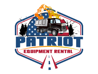 Patriot Equipment Rental logo design by drifelm