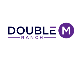 Double M Ranch logo design by puthreeone