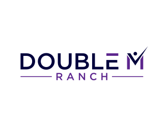 Double M Ranch logo design by puthreeone