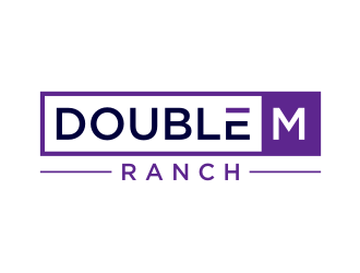 Double M Ranch logo design by puthreeone