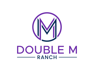 Double M Ranch logo design by lexipej