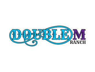 Double M Ranch logo design by Kruger