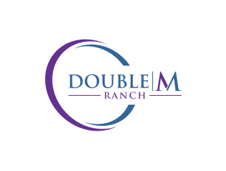 Double M Ranch logo design by vostre