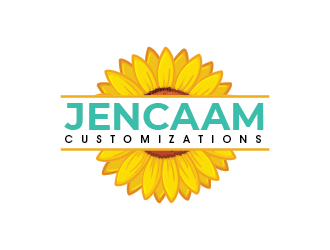 Jencaam logo design by keptgoing