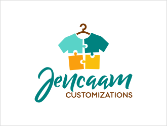 Jencaam logo design by Shabbir