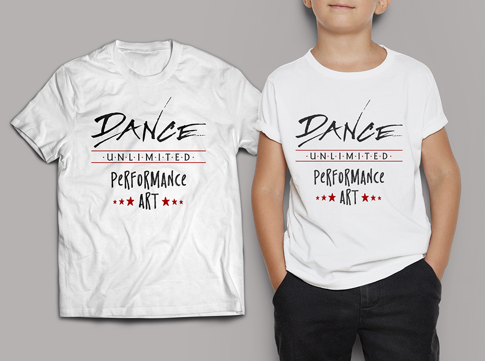 Dance Unlimited Performing Arts logo design by cwrproject