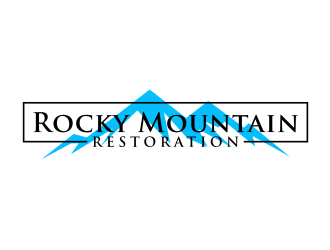 Rocky Mountain Restoration logo design by puthreeone