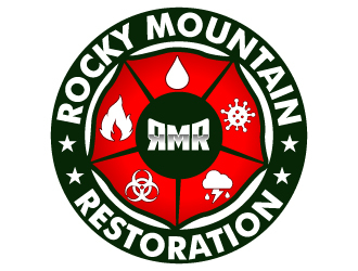 Rocky Mountain Restoration logo design by uttam