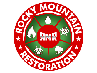 Rocky Mountain Restoration logo design by uttam