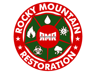 Rocky Mountain Restoration logo design by uttam