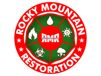 Rocky Mountain Restoration logo design by uttam