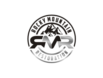 Rocky Mountain Restoration logo design by Artomoro