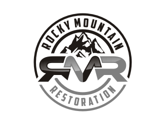 Rocky Mountain Restoration logo design by Artomoro