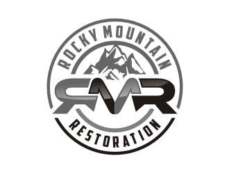 Rocky Mountain Restoration logo design by Artomoro